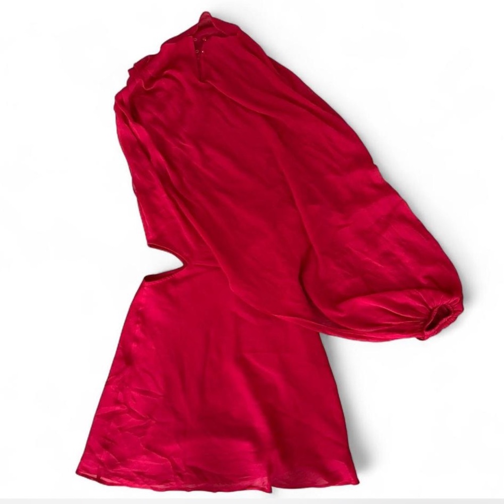 ASOS One-Shoulder Red Mini Dress - Picture 5 of 5